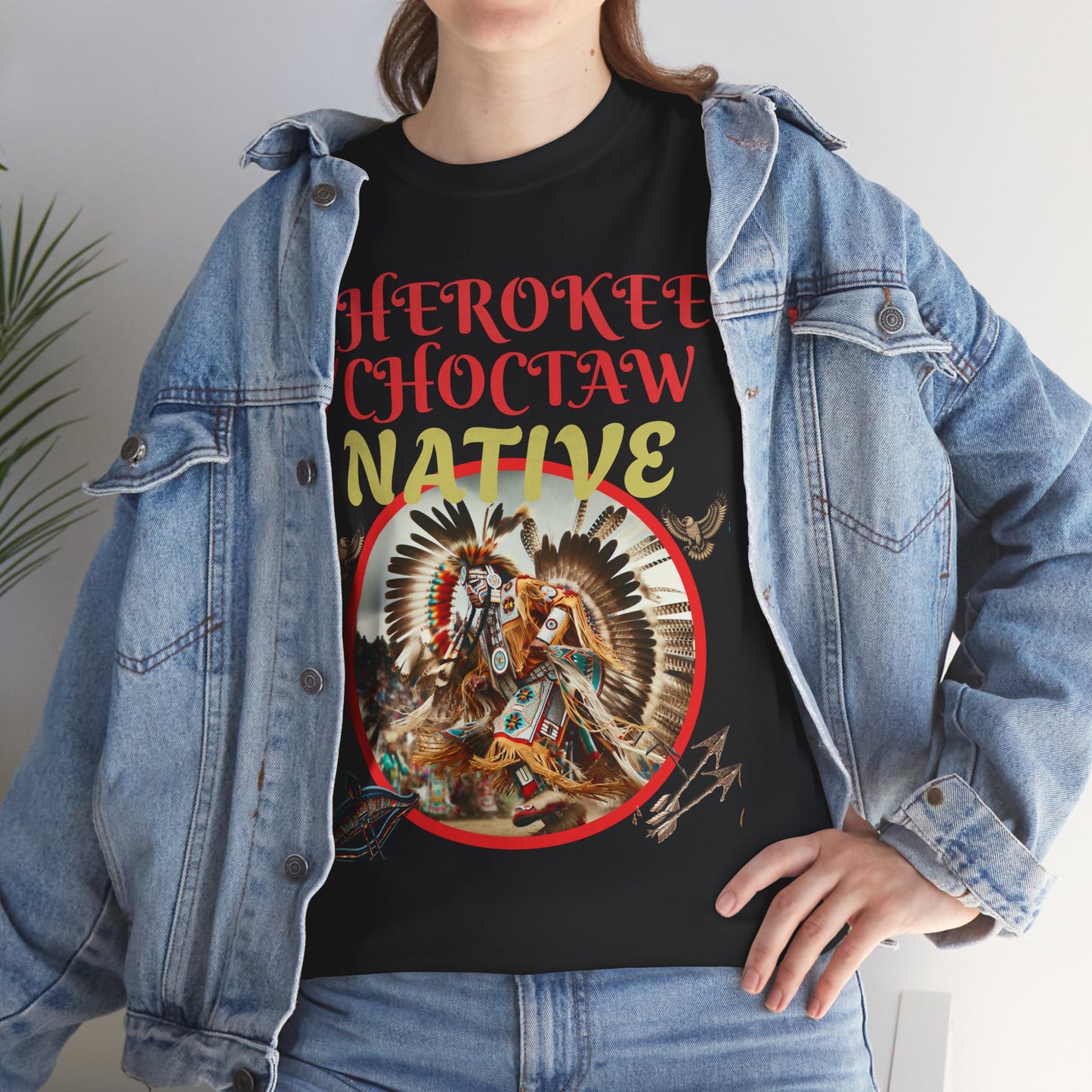 Cherokee / Choctaw Native- Heavy Cotton Tee