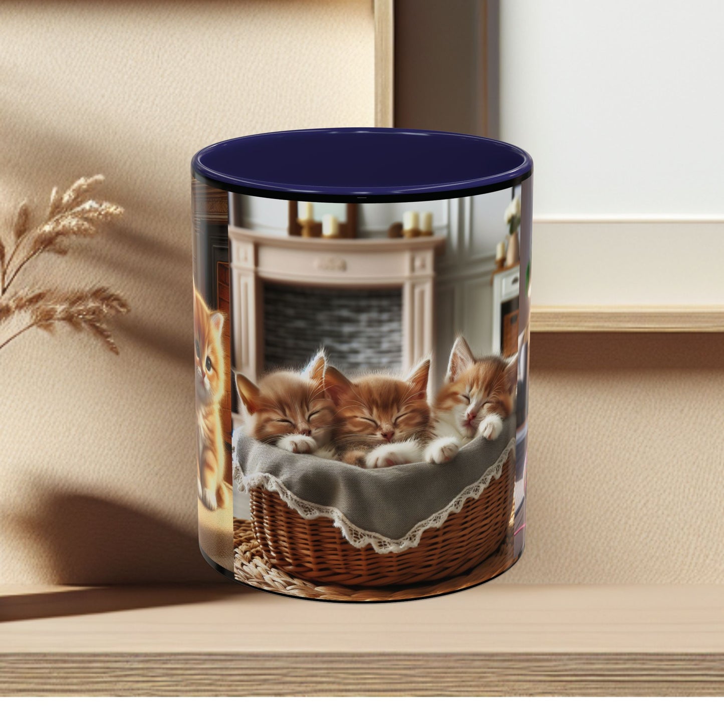 Mug- Kittens - Accent Coffee Mug (11oz, 15oz) (AOP)