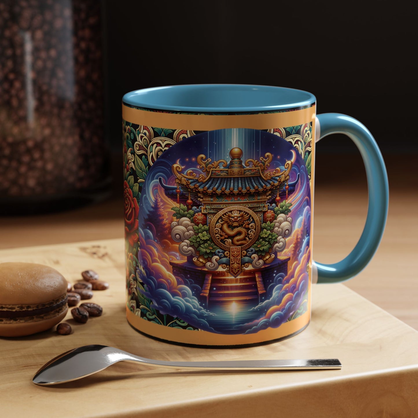 Mug Mystic Temple Rose Coffee Mug 11oz 15oz