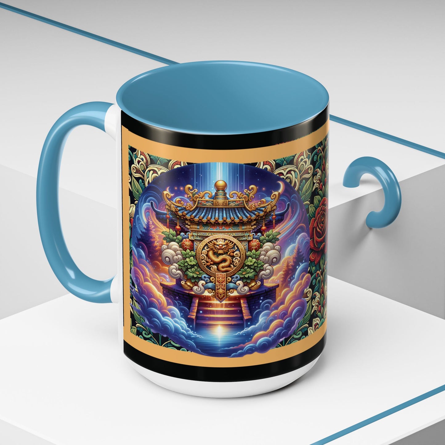 Mug Mystic Temple Rose Coffee Mug 11oz 15oz