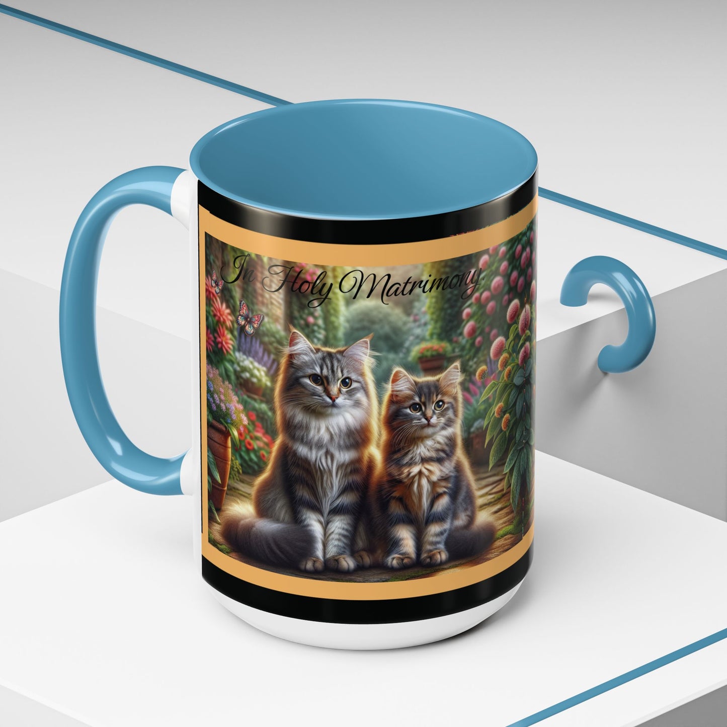 Coffee Mug Cat Wedding