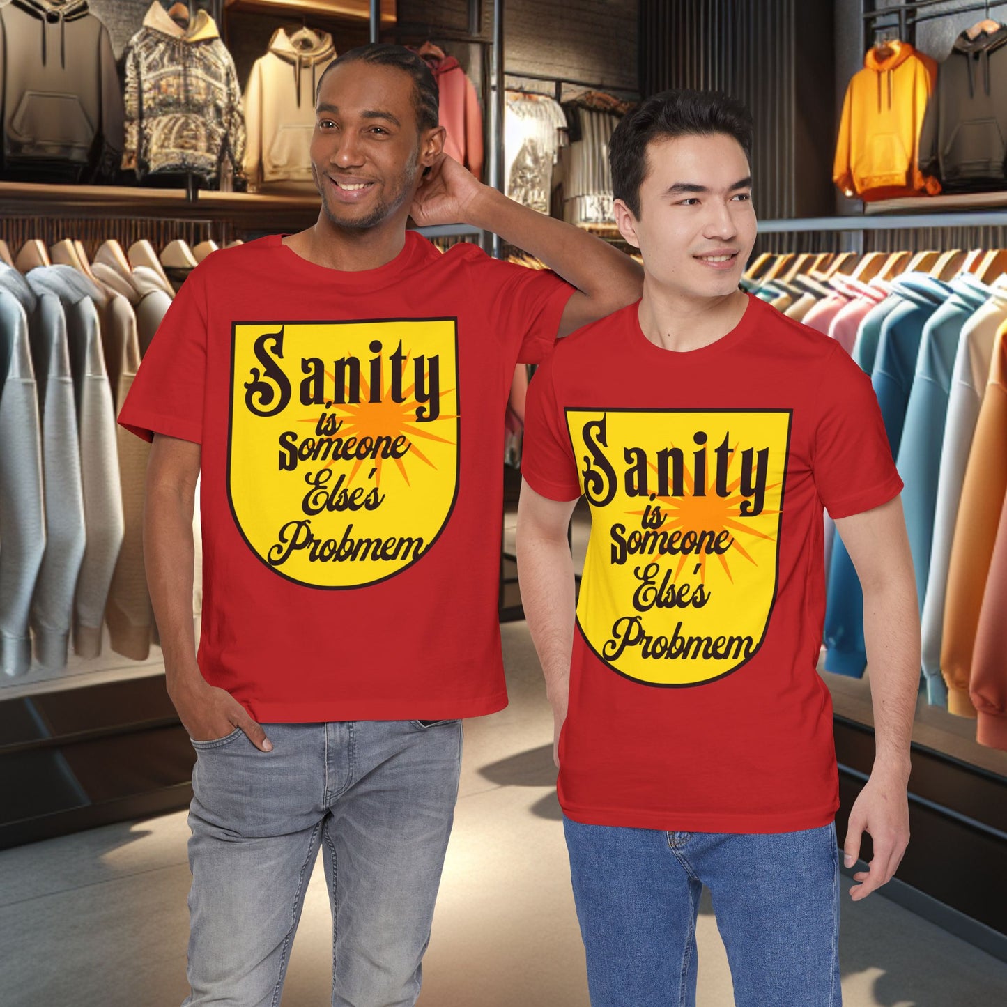 Funny Sanity Unisex Tee