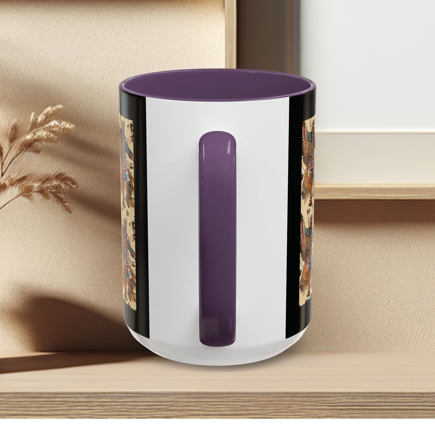 Mug- American Native Dancers Accent Coffee Mug (11, 15oz)