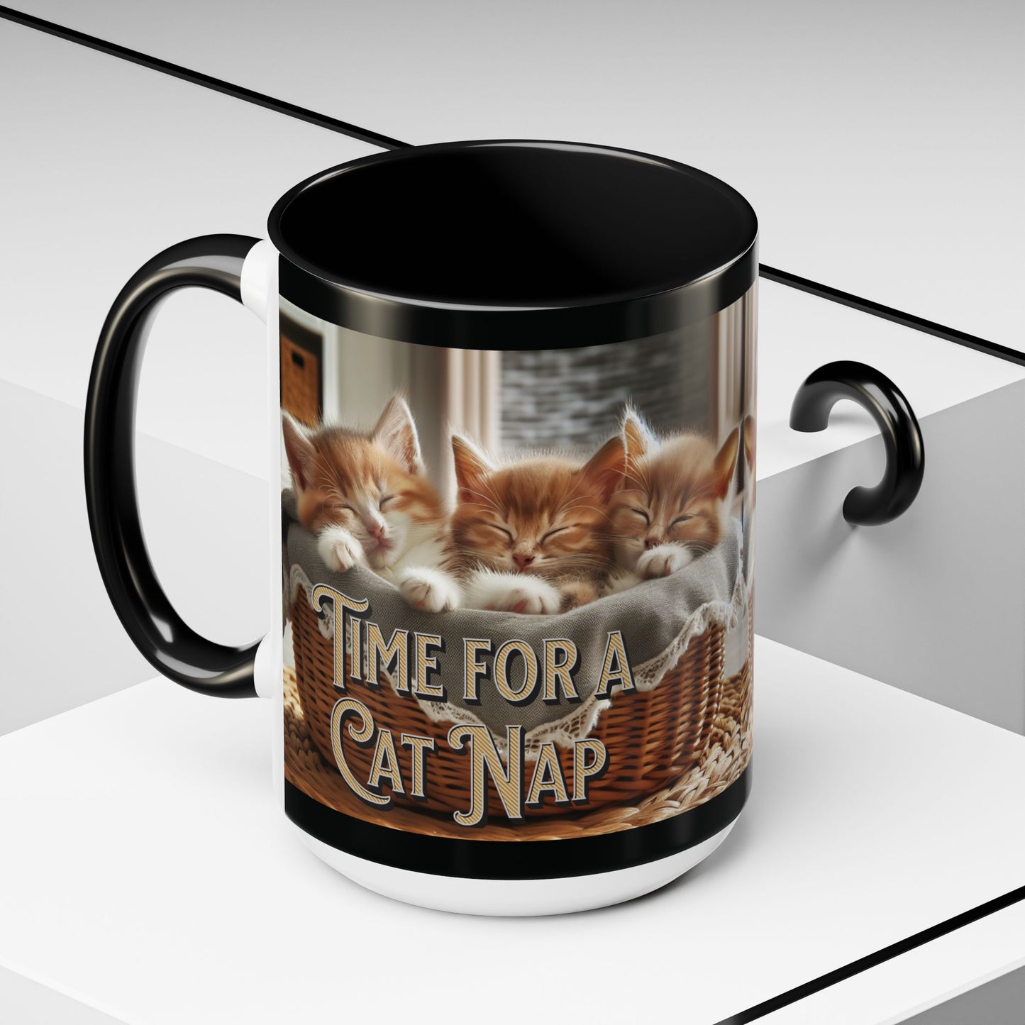 Coffee Mug - Time for a Cat Nap Accent (11, 15oz)