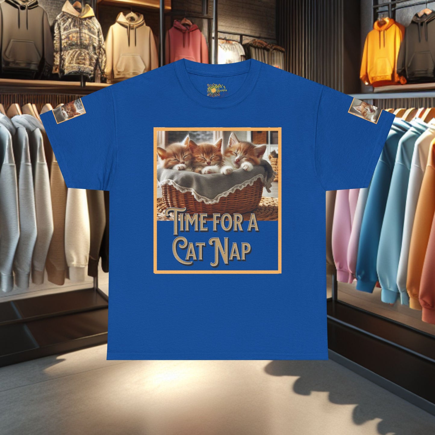 Heavy Tee- Time for a Cat Nap -Unisex Tee - Gildan 5000