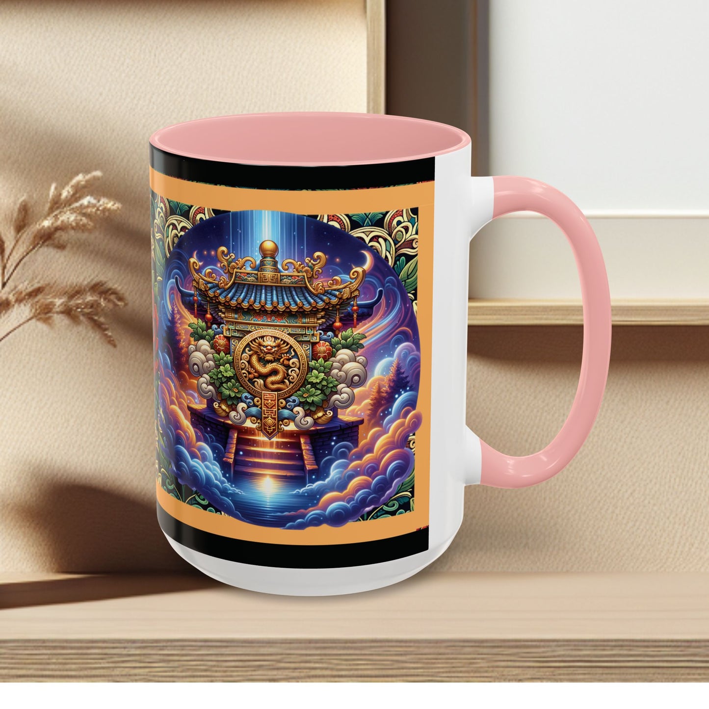 Mug Mystic Temple Rose Coffee Mug 11oz 15oz