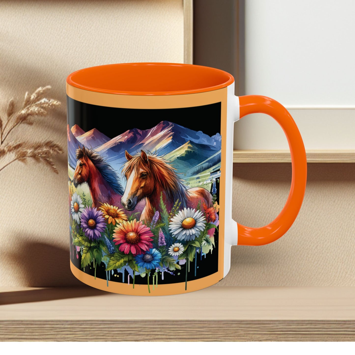 Mug Coffee Wild Horses 11oz 15oz