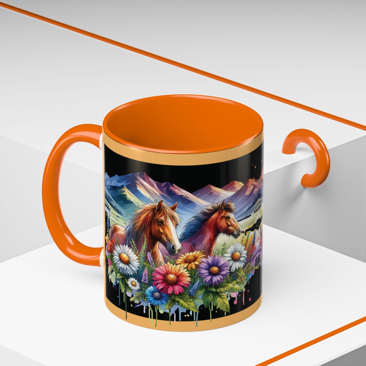 Mug Coffee Wild Horses 11oz 15oz