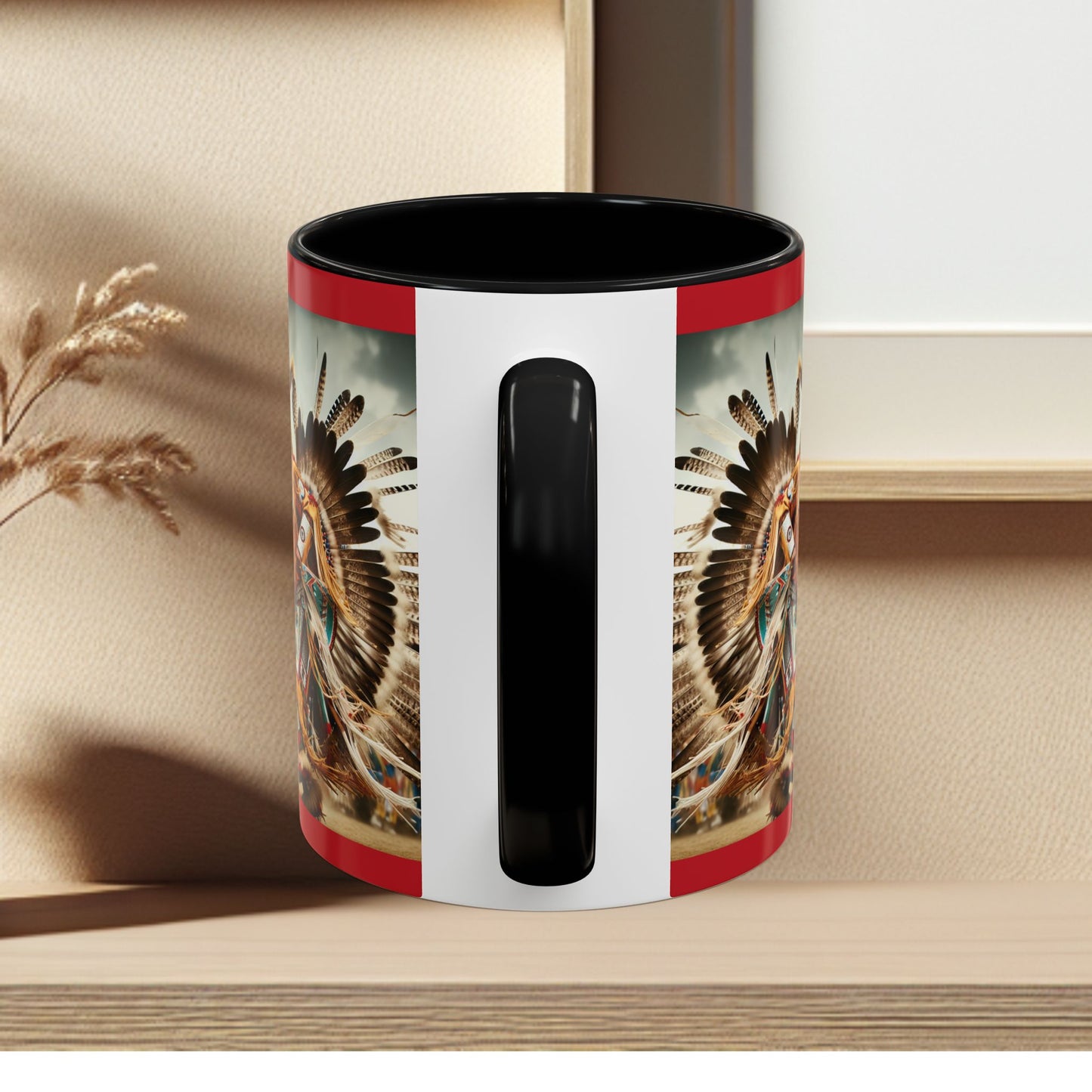 Mug- Native Dancer - Coffee Mug (11 oz, 15 oz) (AOP)