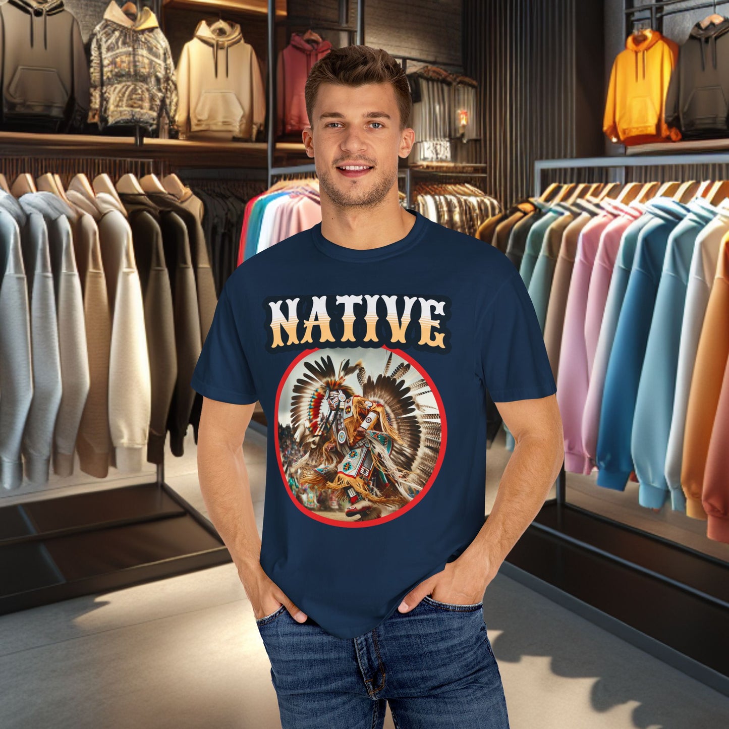 Unisex T-shirt - Native Dancer - Tee Shirt-