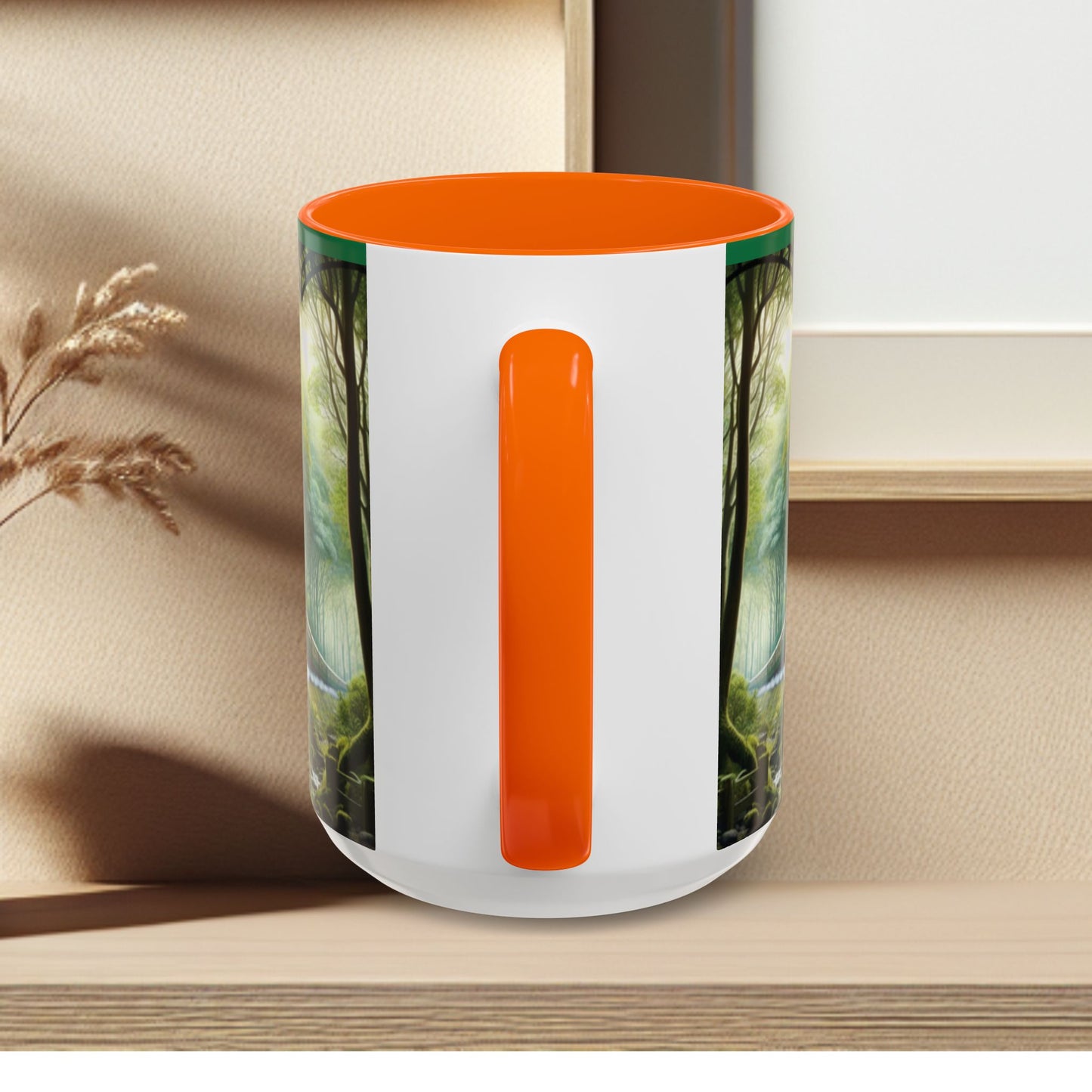 Mug - Jungle Train - Accent Coffee Mug (11oz, 15oz) (AOP)