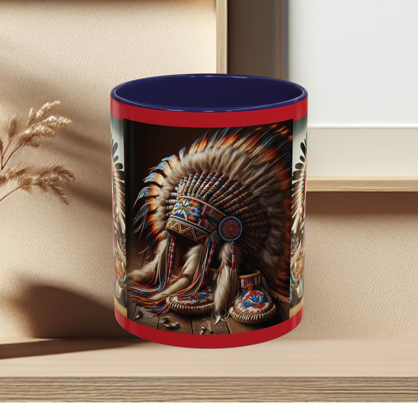 Mug- Native Dancer - Coffee Mug (11 oz, 15 oz) (AOP)