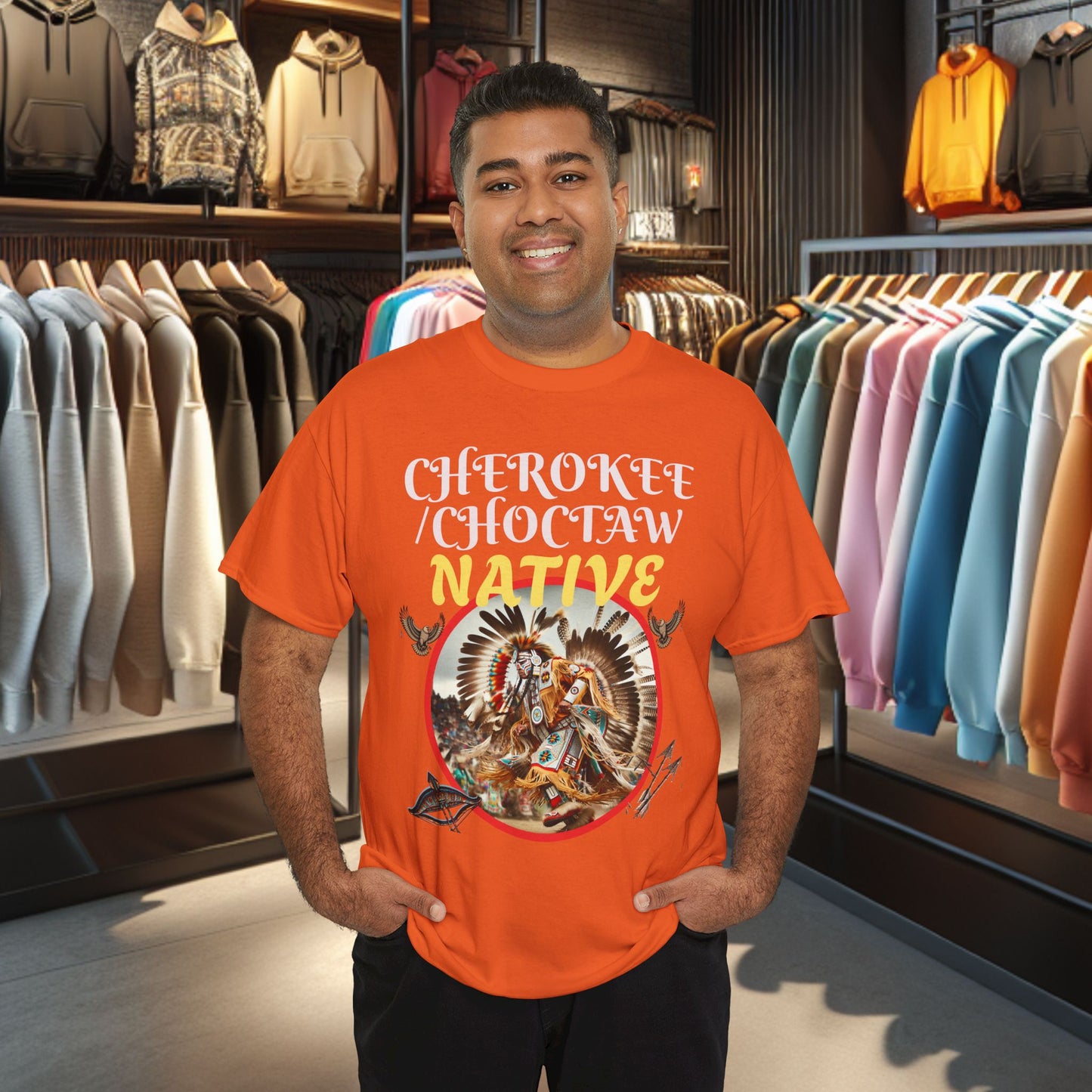Cherokee / Choctaw Native- Heavy Cotton Tee