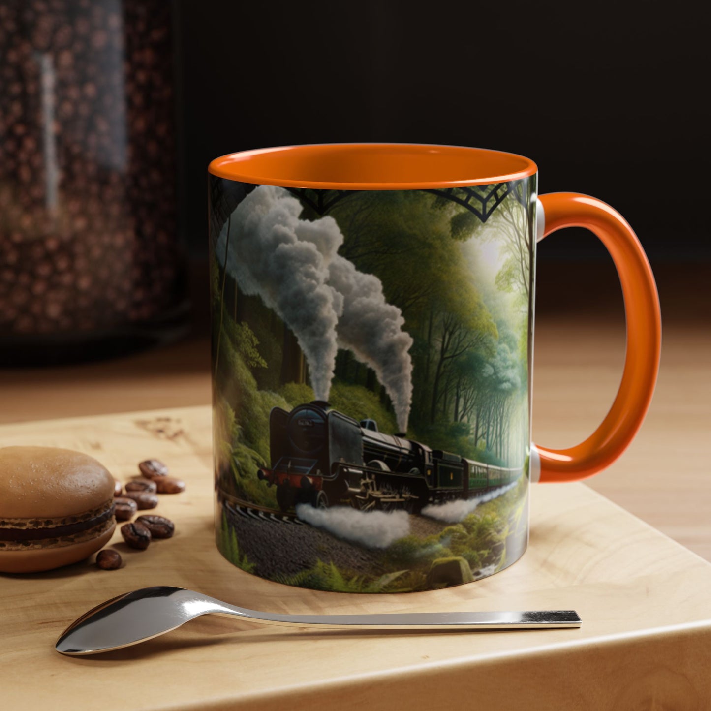 Mug - Jungle Train - Accent Coffee Mug (11oz, 15oz) (AOP)