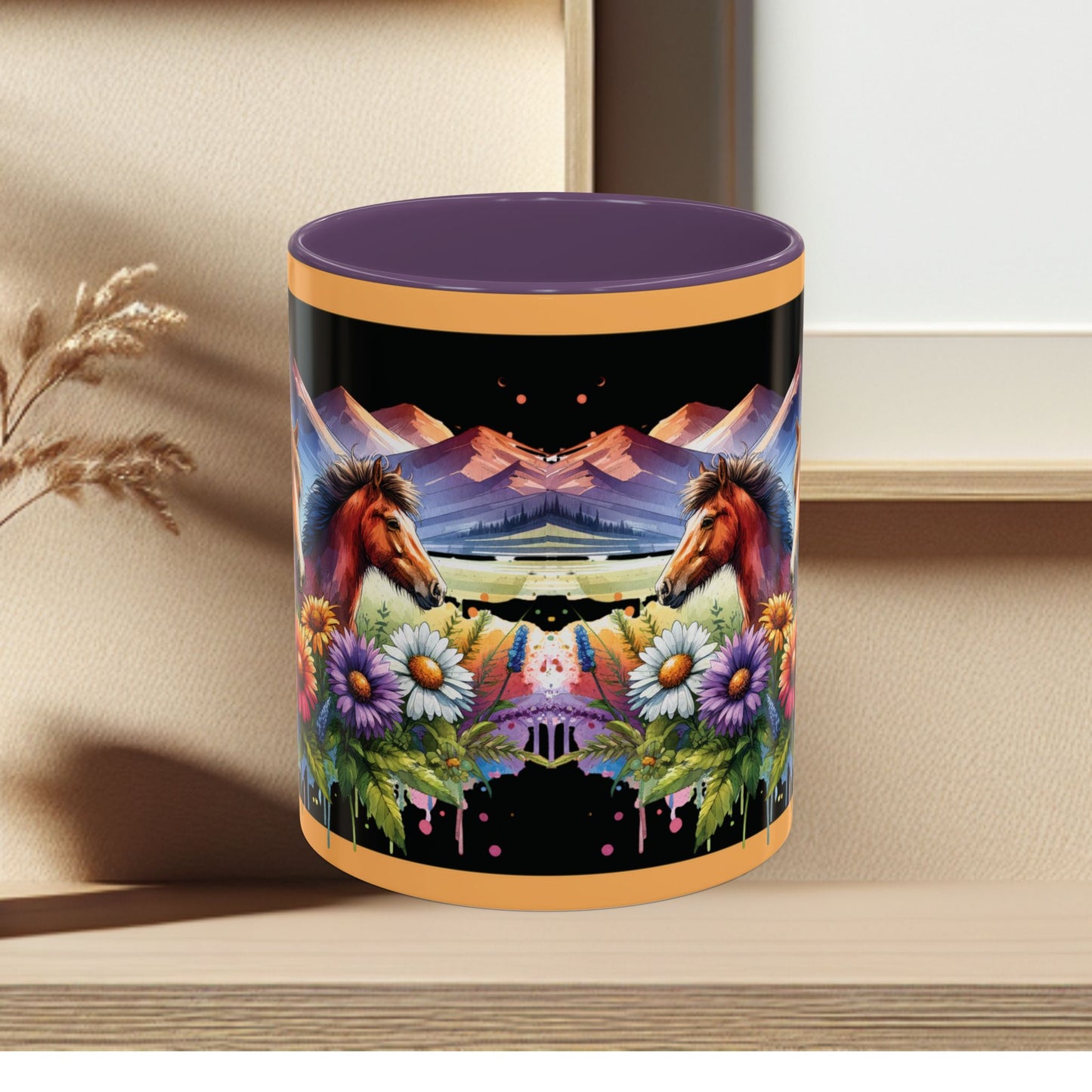 Mug Coffee Wild Horses 11oz 15oz