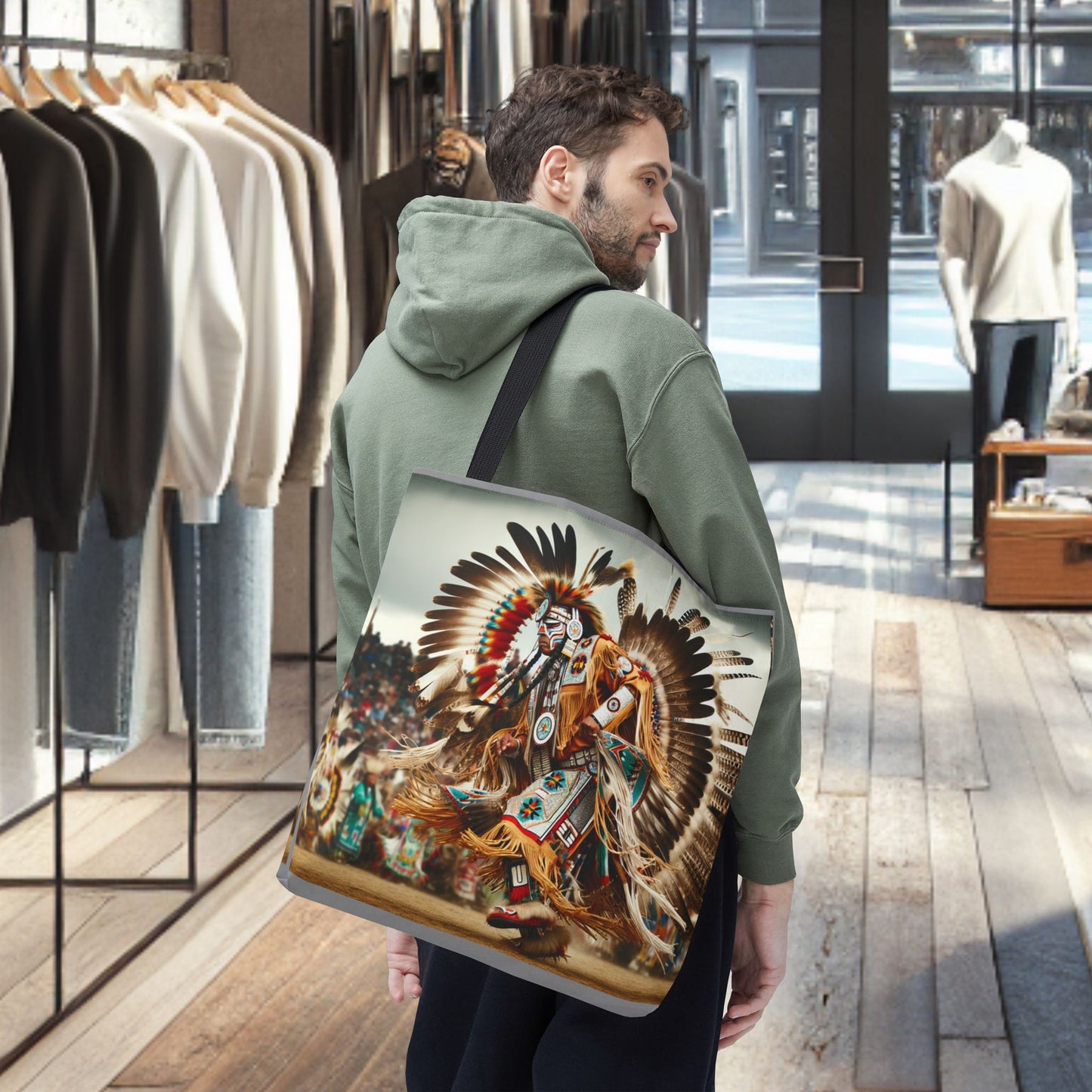 Native Dancer Tote Bag (AOP)