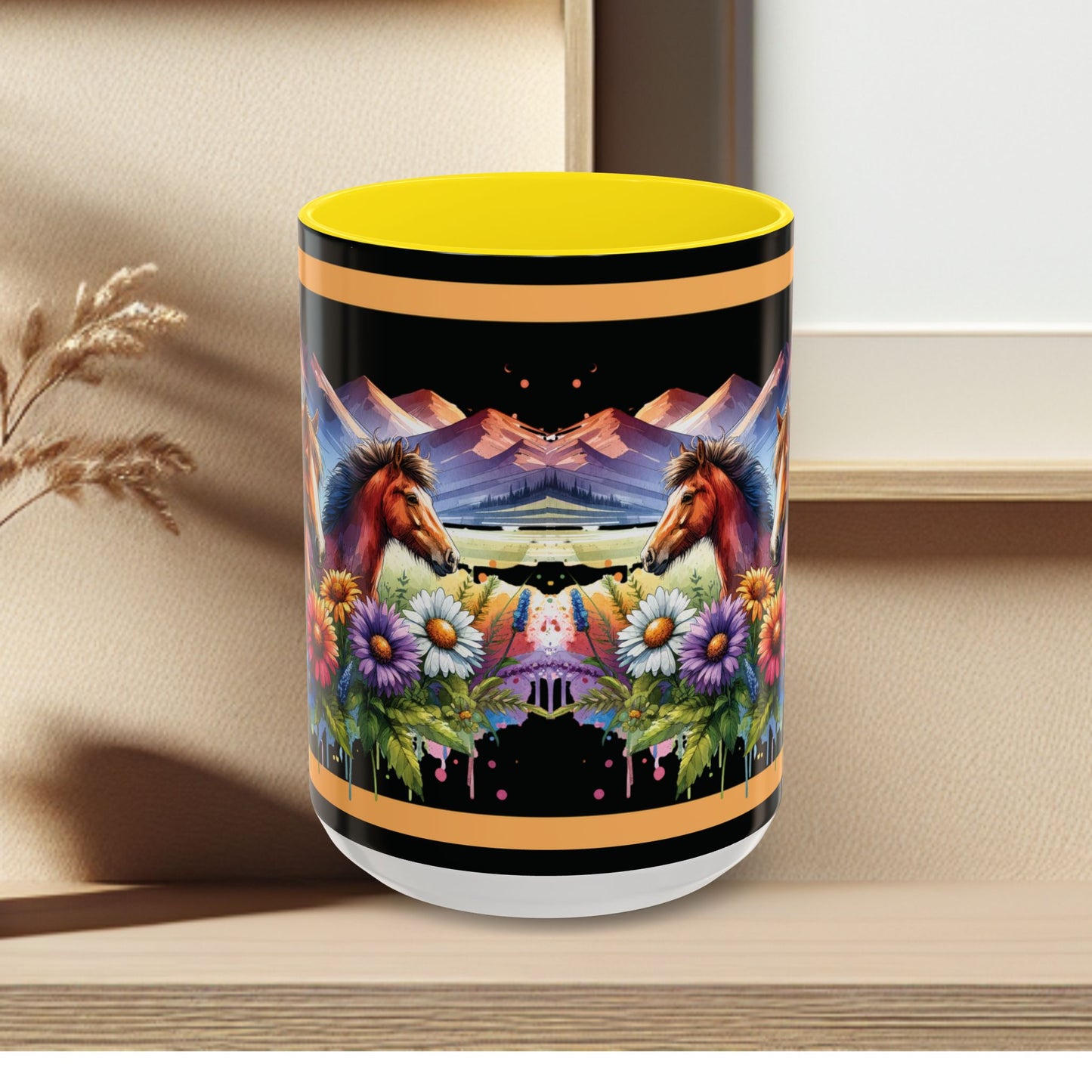 Mug Coffee Wild Horses 11oz 15oz