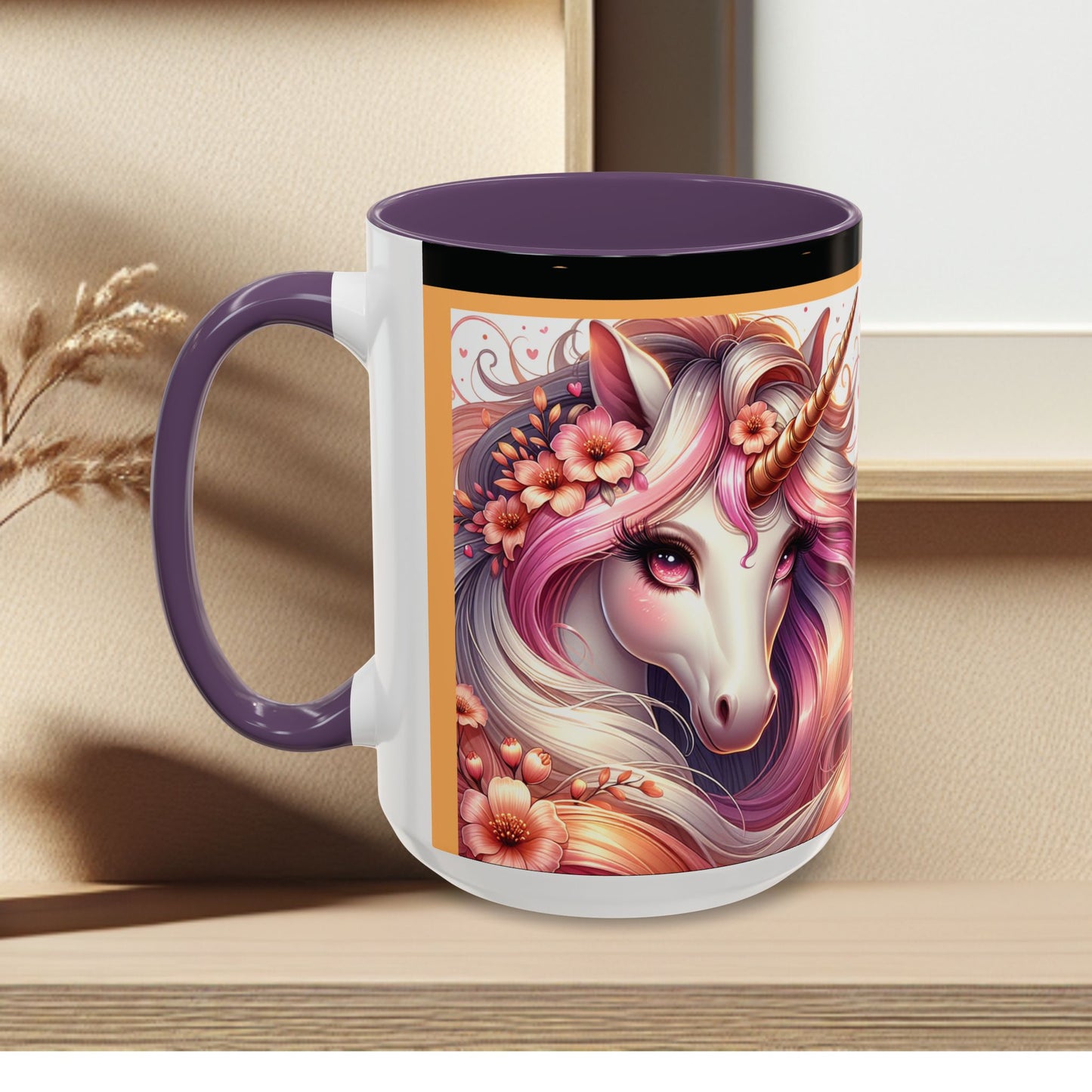 Mug Coffee Unicorns Night and Day - 11oz, 15oz