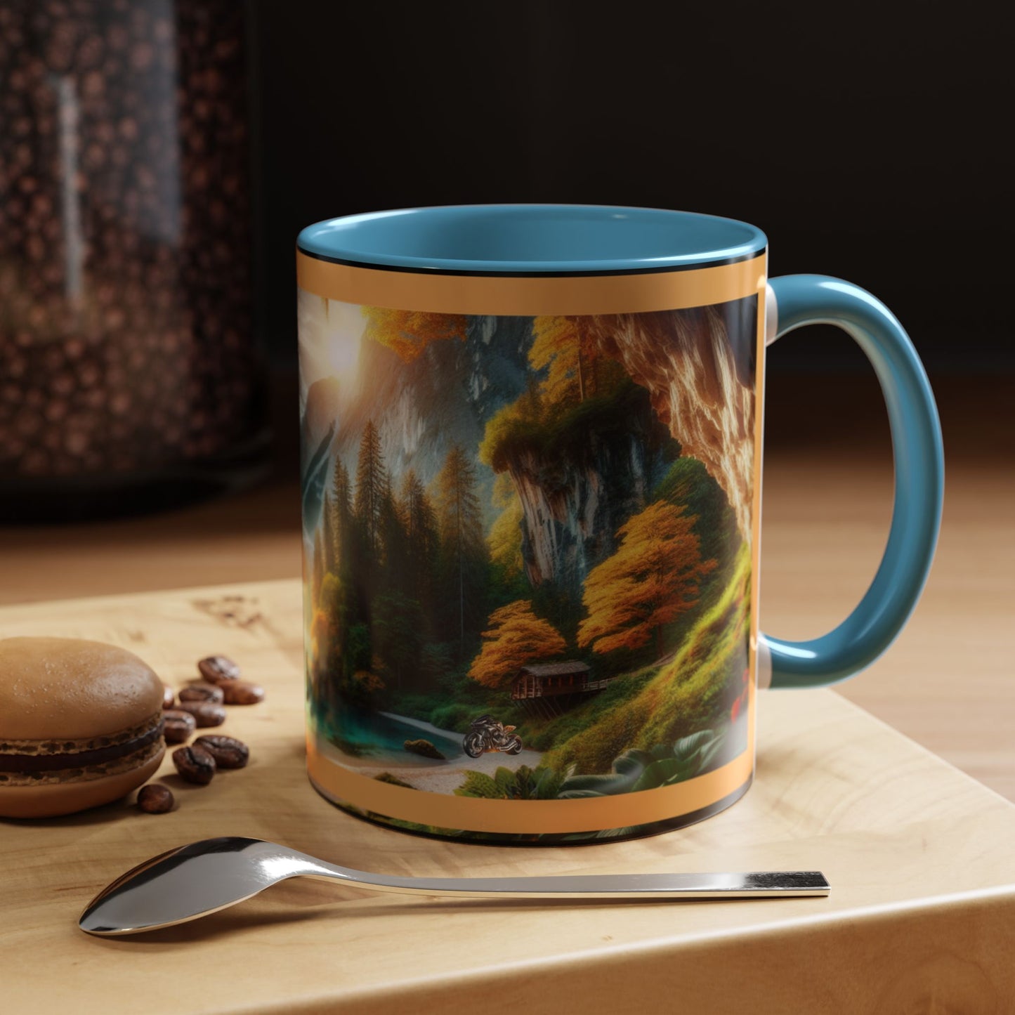 Mug: By the River-Accent Coffee Mug (11oz, 15oz)