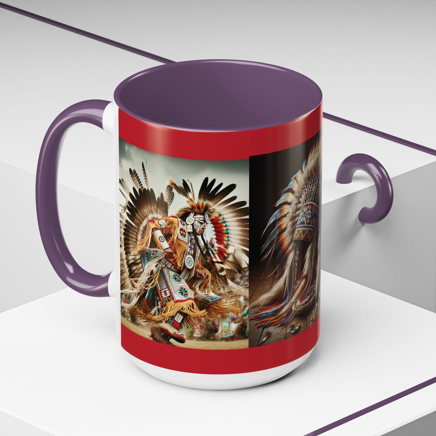 Mug- Native Dancer - Coffee Mug (11 oz, 15 oz) (AOP)