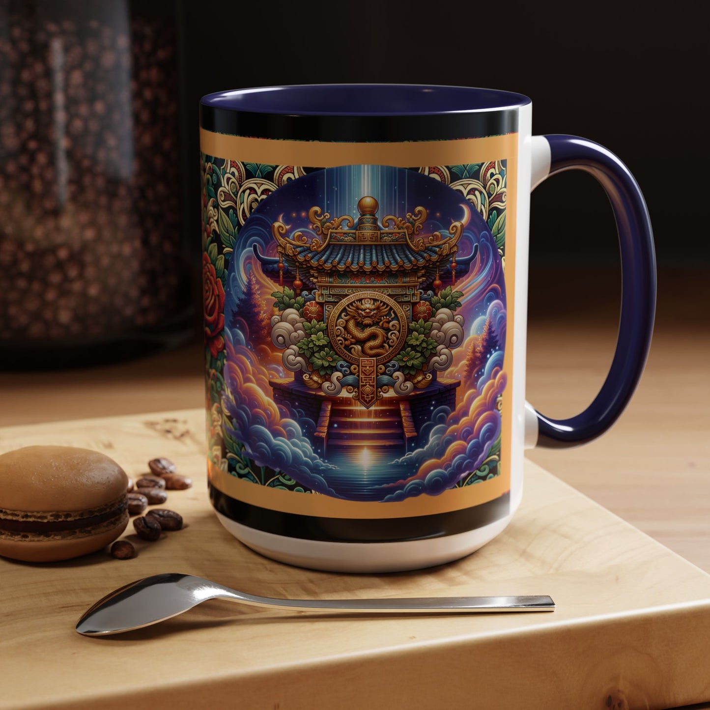 Mug Mystic Temple Rose Coffee Mug 11oz 15oz