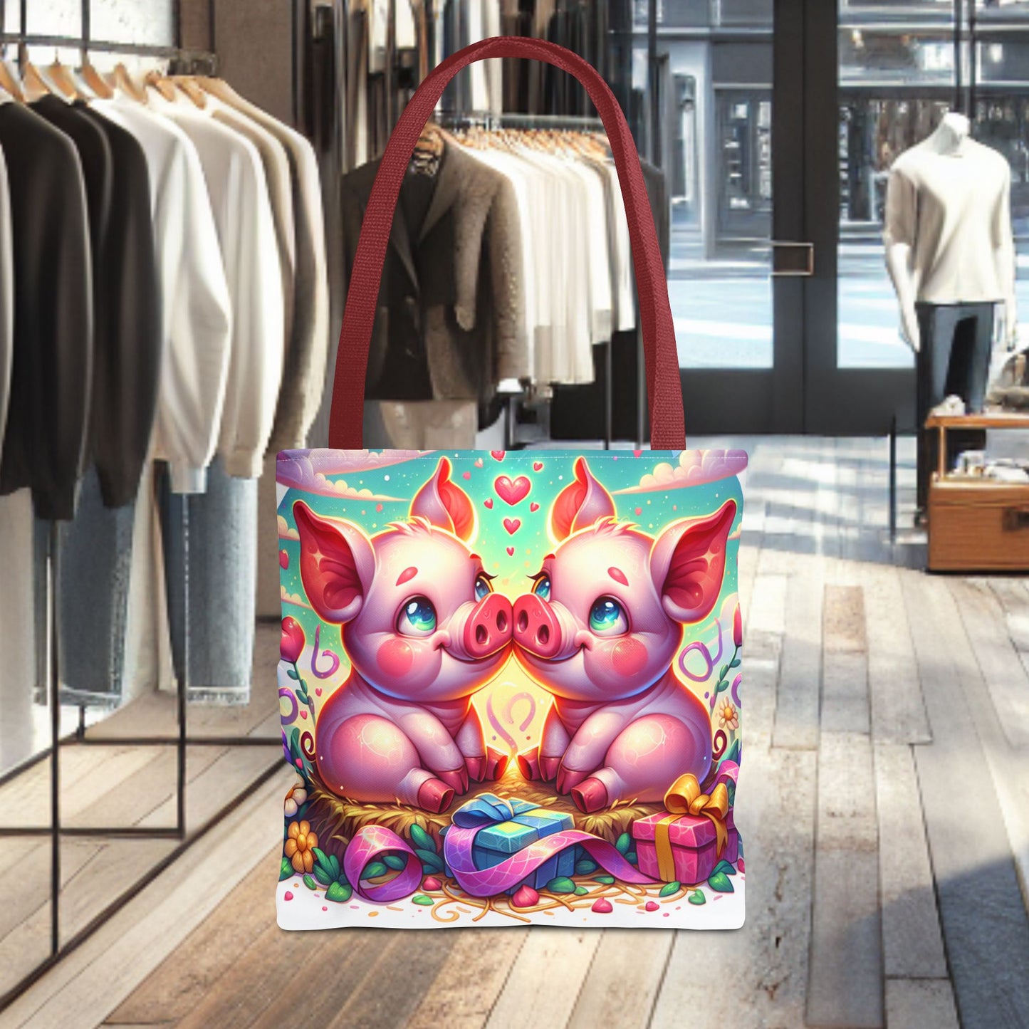 Pig Tote Bag - Perfect for Animal Lovers and Gift Giving