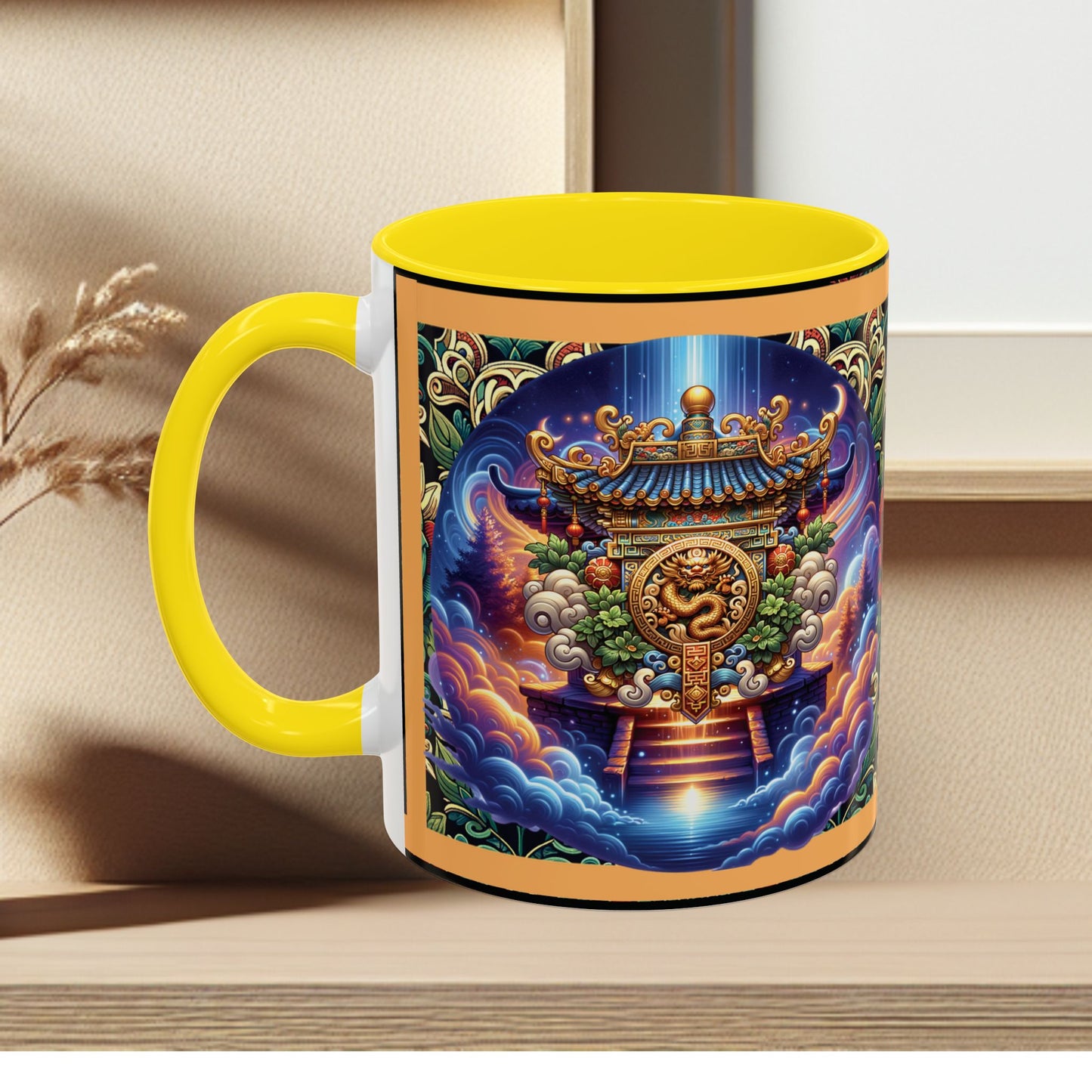 Mug Mystic Temple Rose Coffee Mug 11oz 15oz