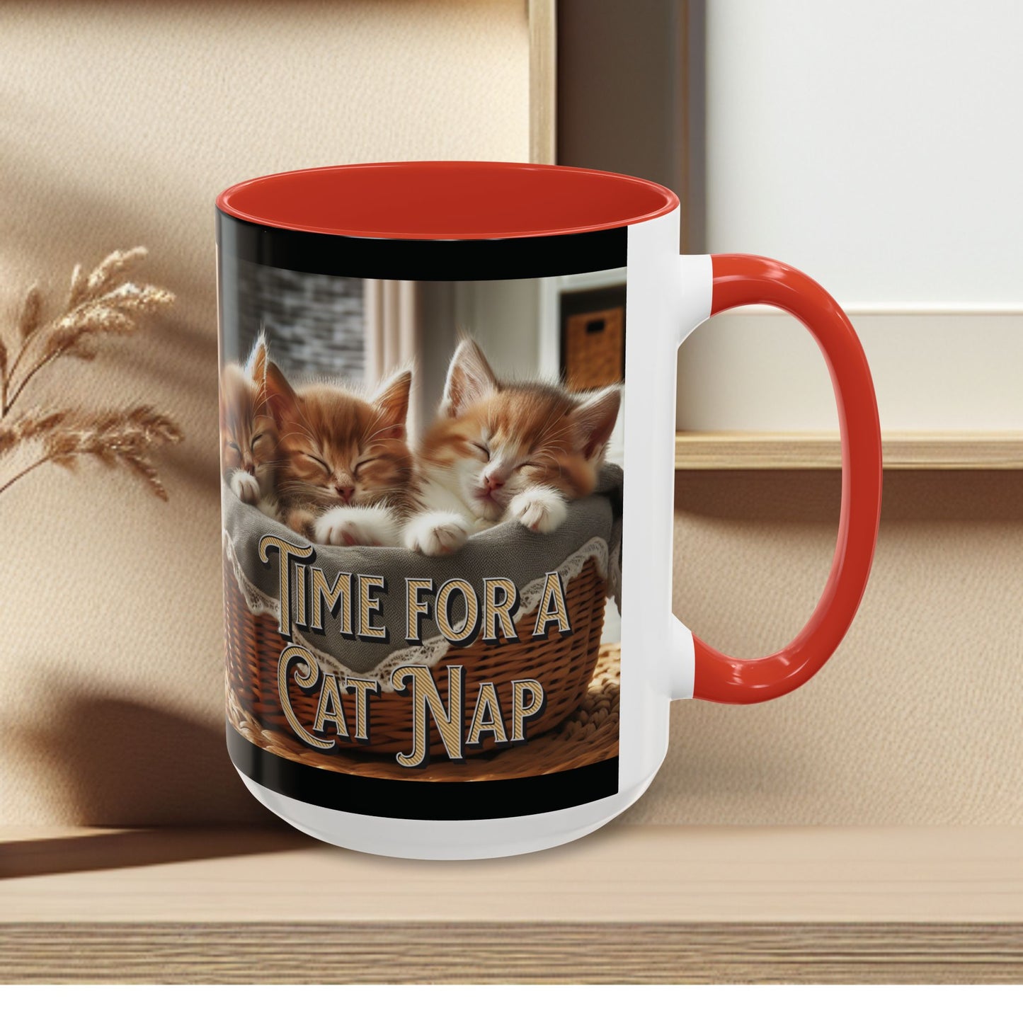 Coffee Mug - Time for a Cat Nap Accent (11, 15oz)