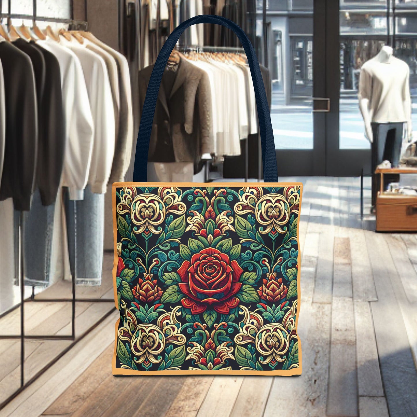 Tote Bag-Rose Garden -Tote Bag