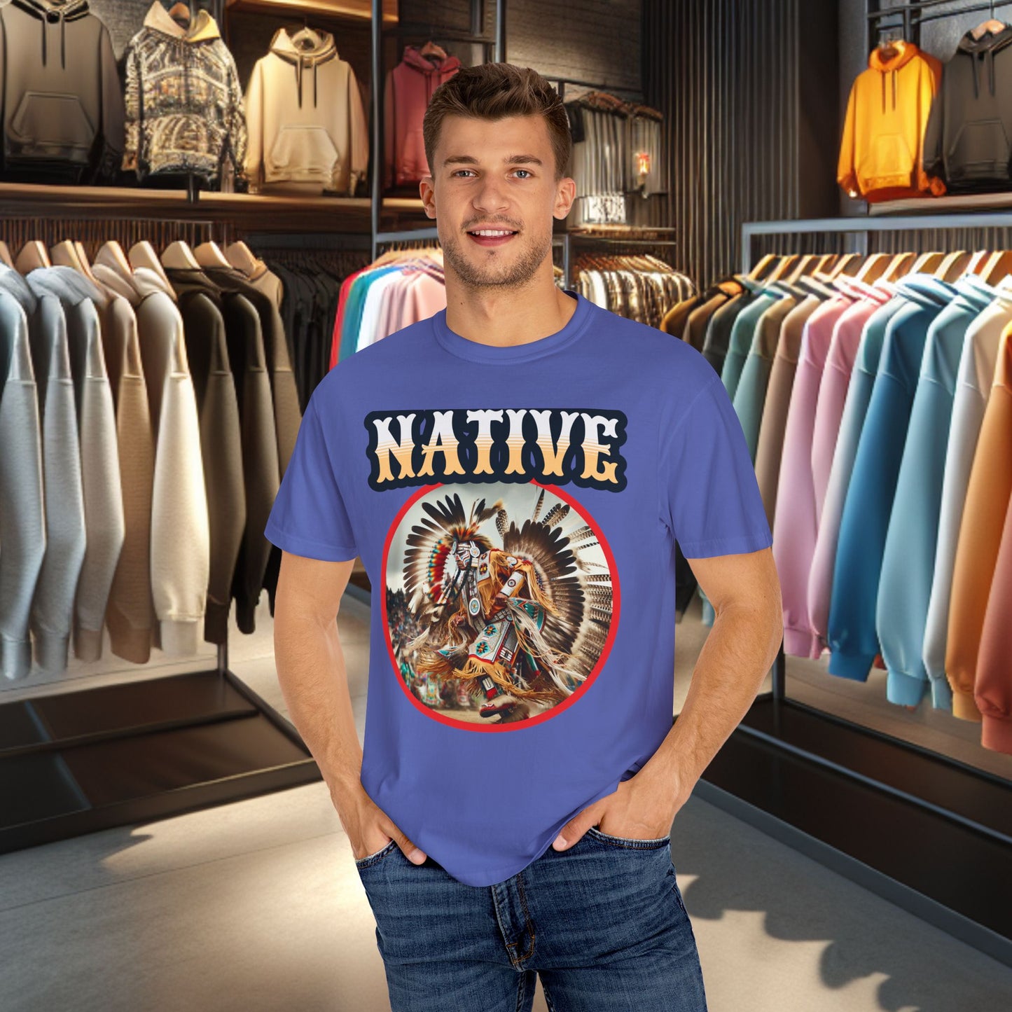 Unisex T-shirt - Native Dancer - Tee Shirt-