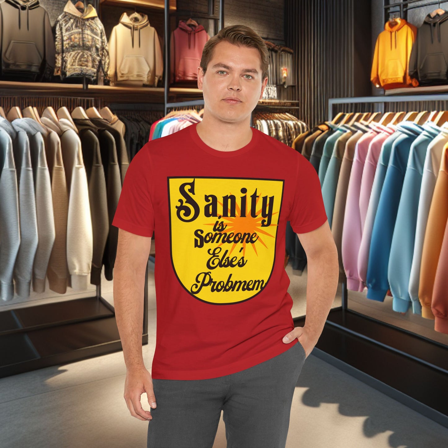 Funny Sanity Unisex Tee