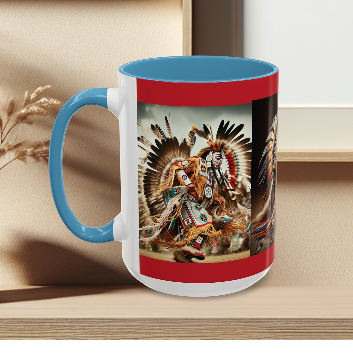 Mug- Native Dancer - Coffee Mug (11 oz, 15 oz) (AOP)