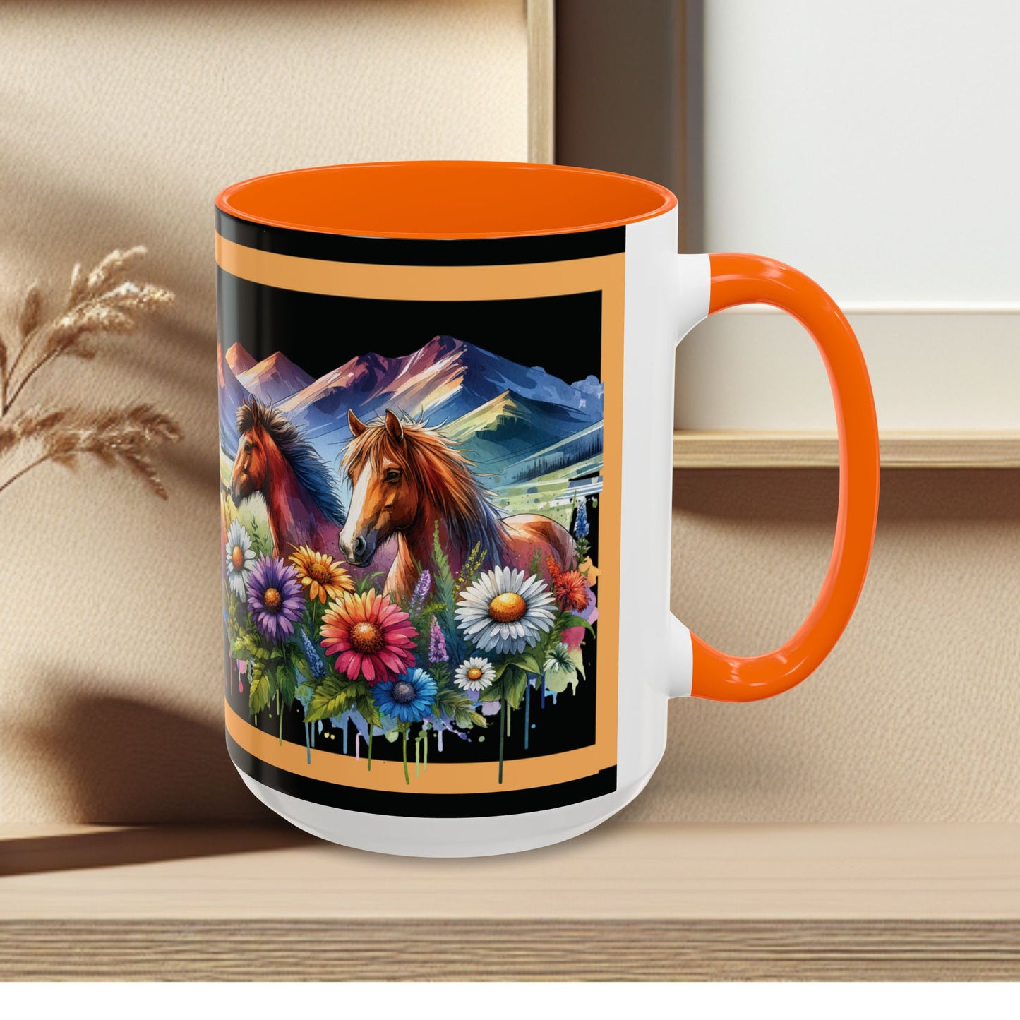 Mug Coffee Wild Horses 11oz 15oz