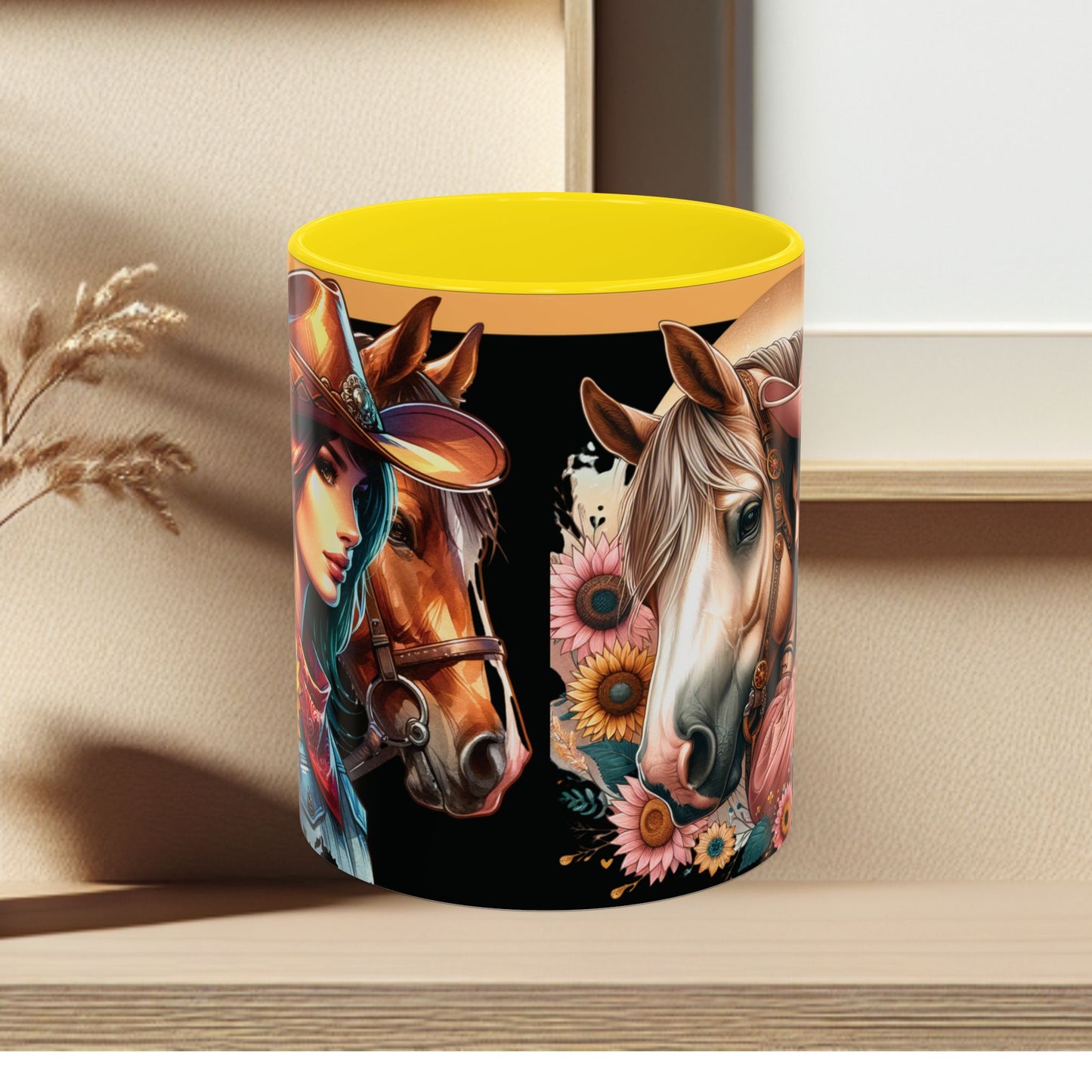 Coffee Mug Cowgirls and they're Horses