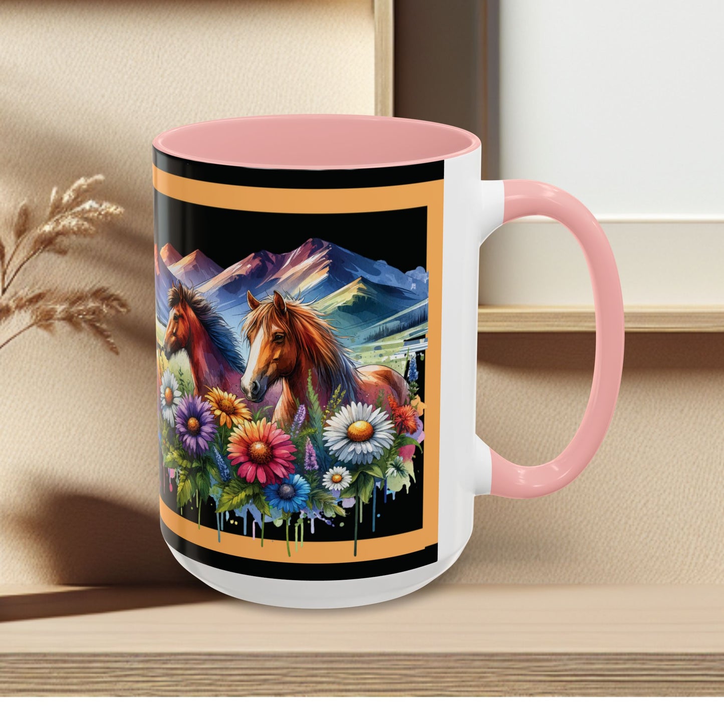 Mug Coffee Wild Horses 11oz 15oz