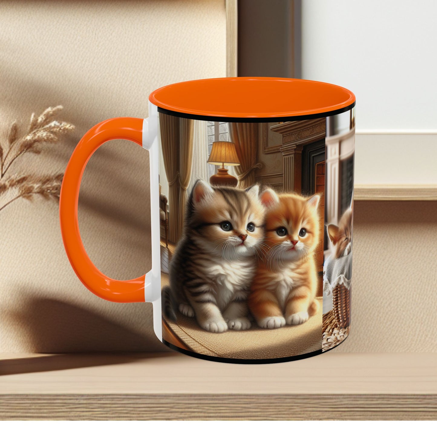 Mug- Kittens - Accent Coffee Mug (11oz, 15oz) (AOP)