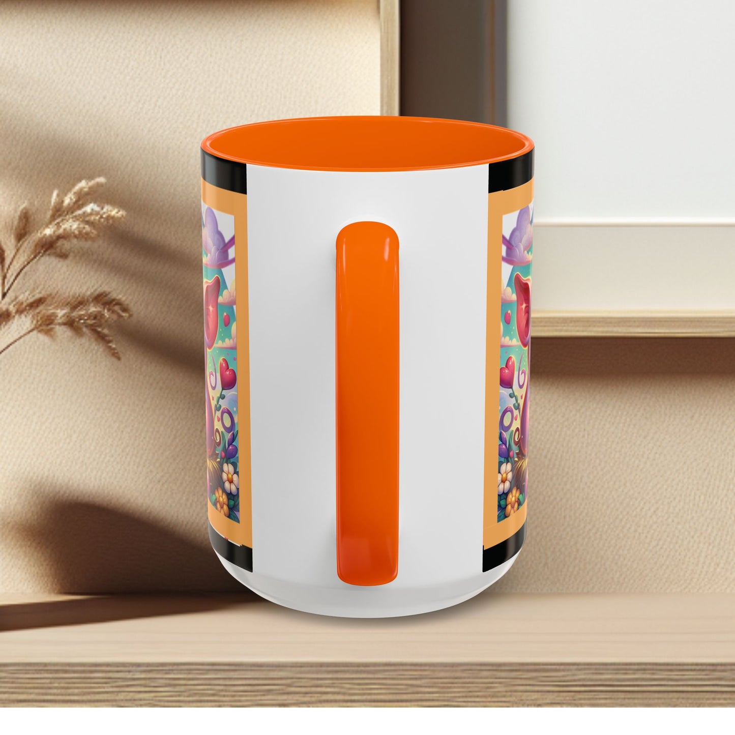 Coffee Mug Love Pigs Picknick 11, 15oz