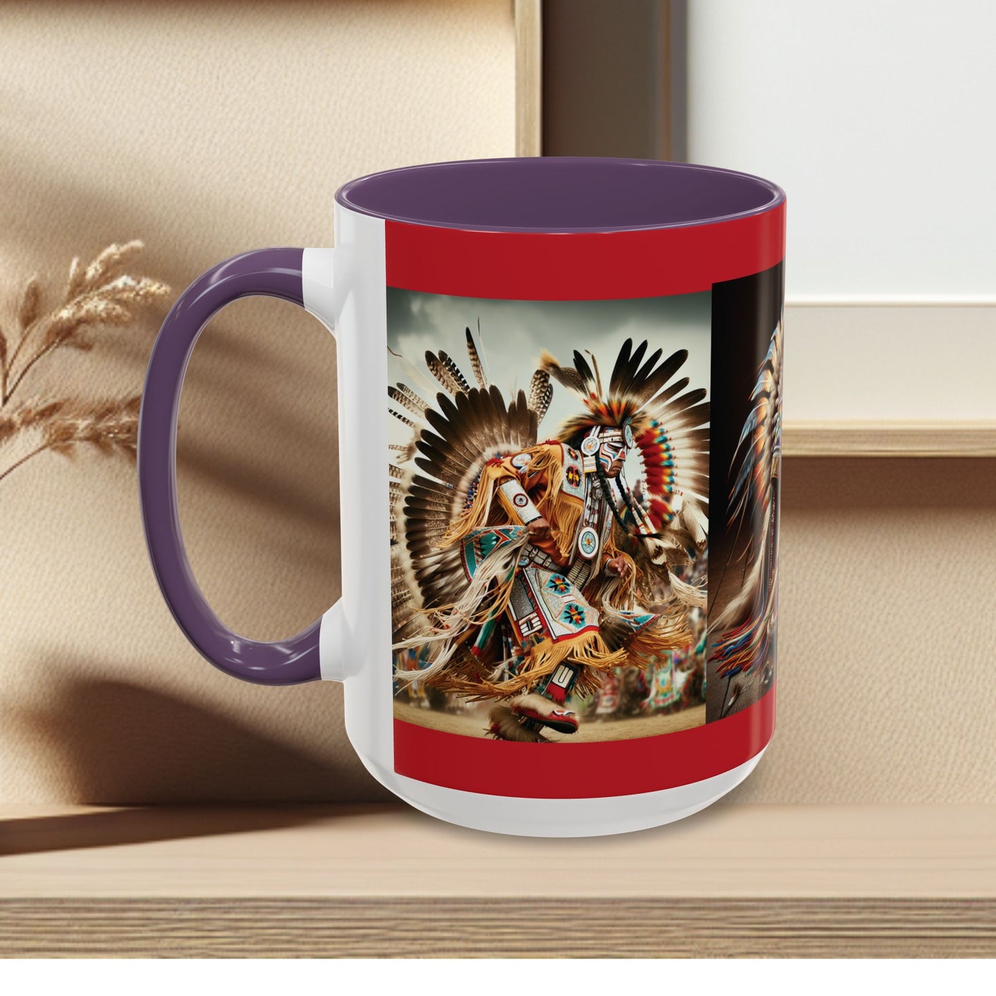 Mug- Native Dancer - Coffee Mug (11 oz, 15 oz) (AOP)