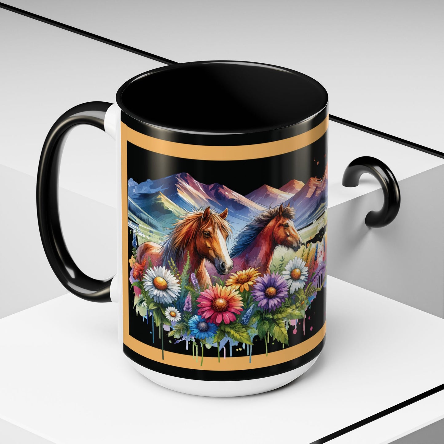 Mug Coffee Wild Horses 11oz 15oz