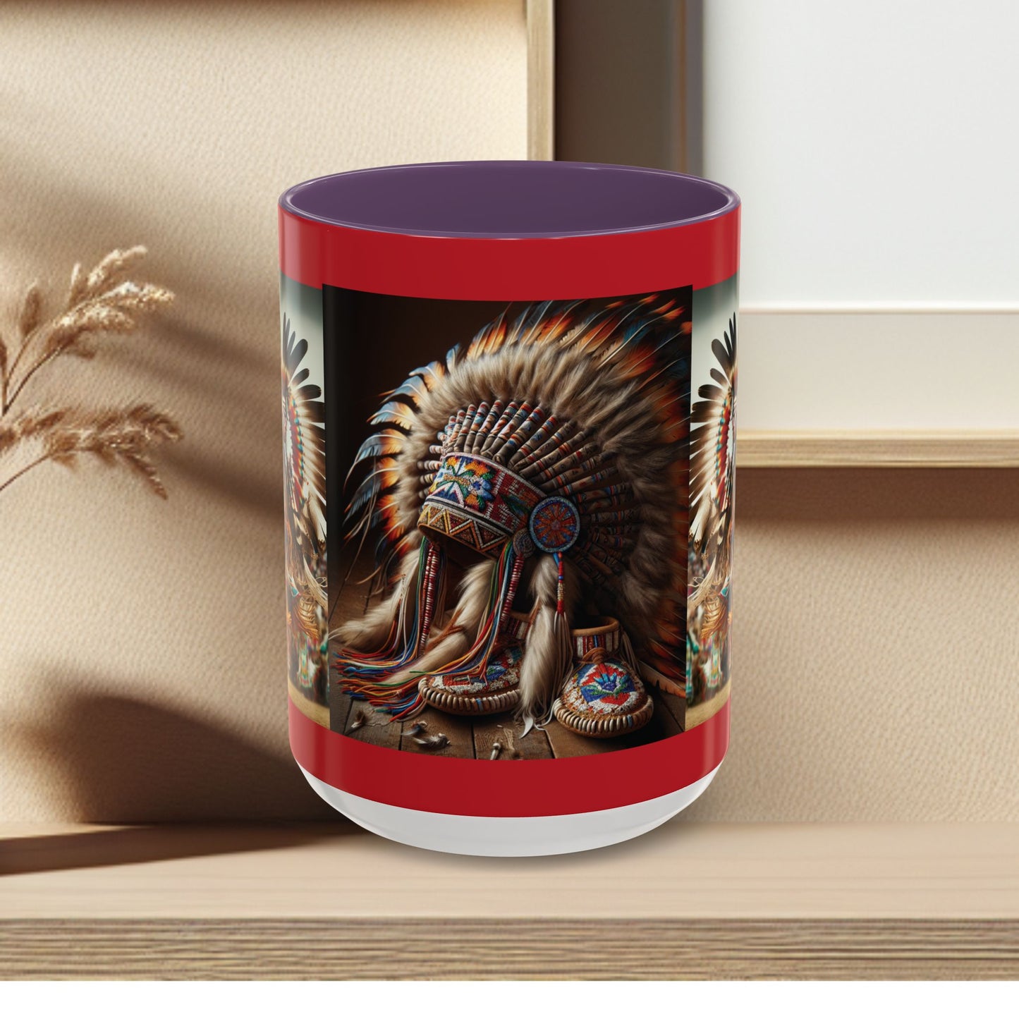 Mug- Native Dancer - Coffee Mug (11 oz, 15 oz) (AOP)