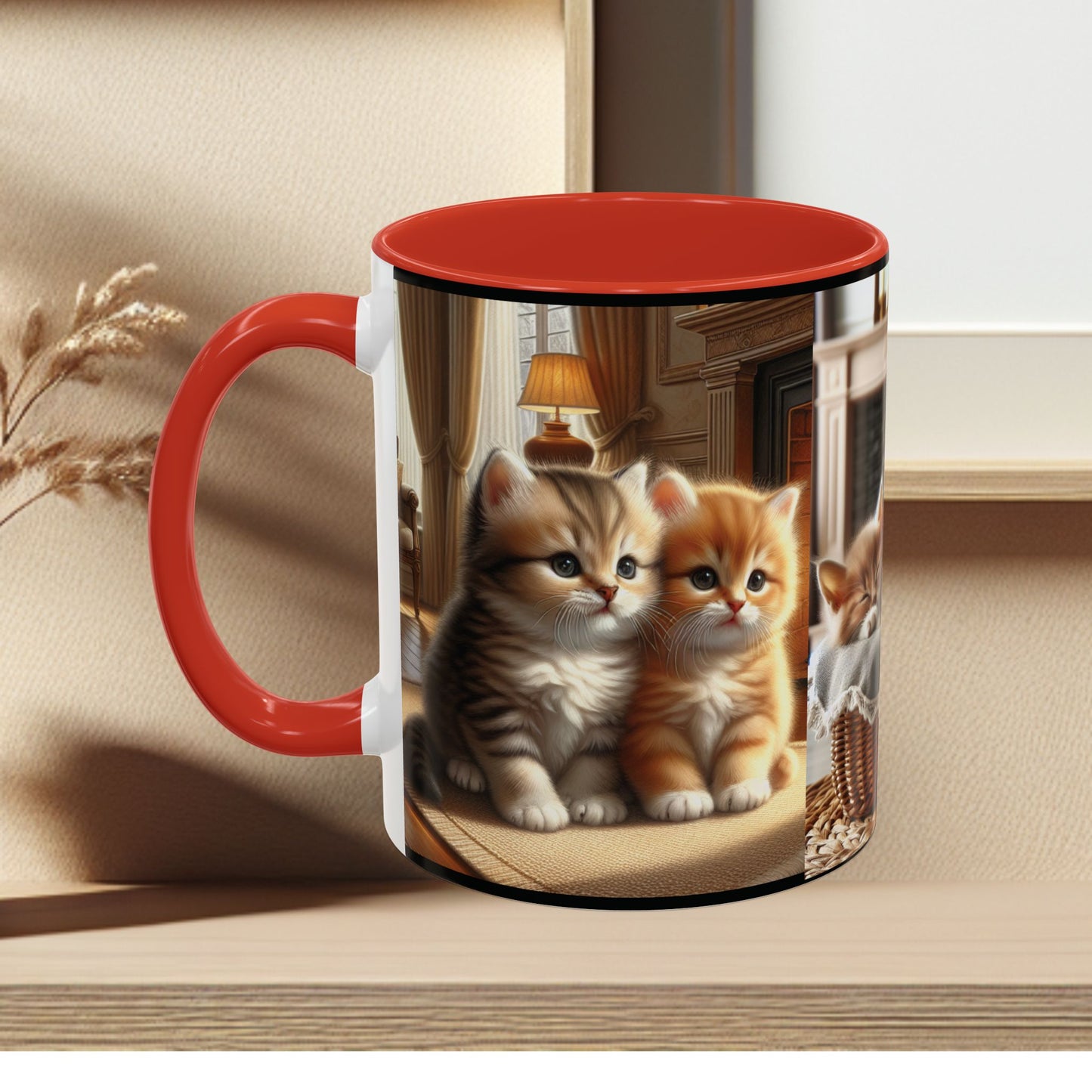 Mug- Kittens - Accent Coffee Mug (11oz, 15oz) (AOP)