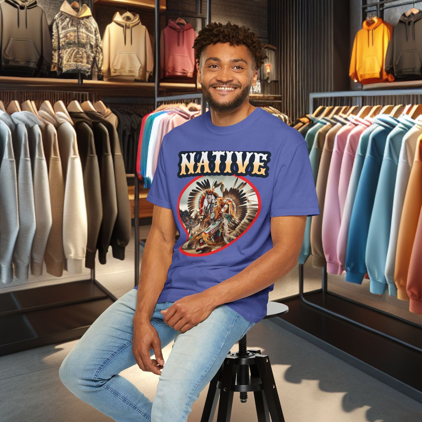 Unisex T-shirt - Native Dancer - Tee Shirt-
