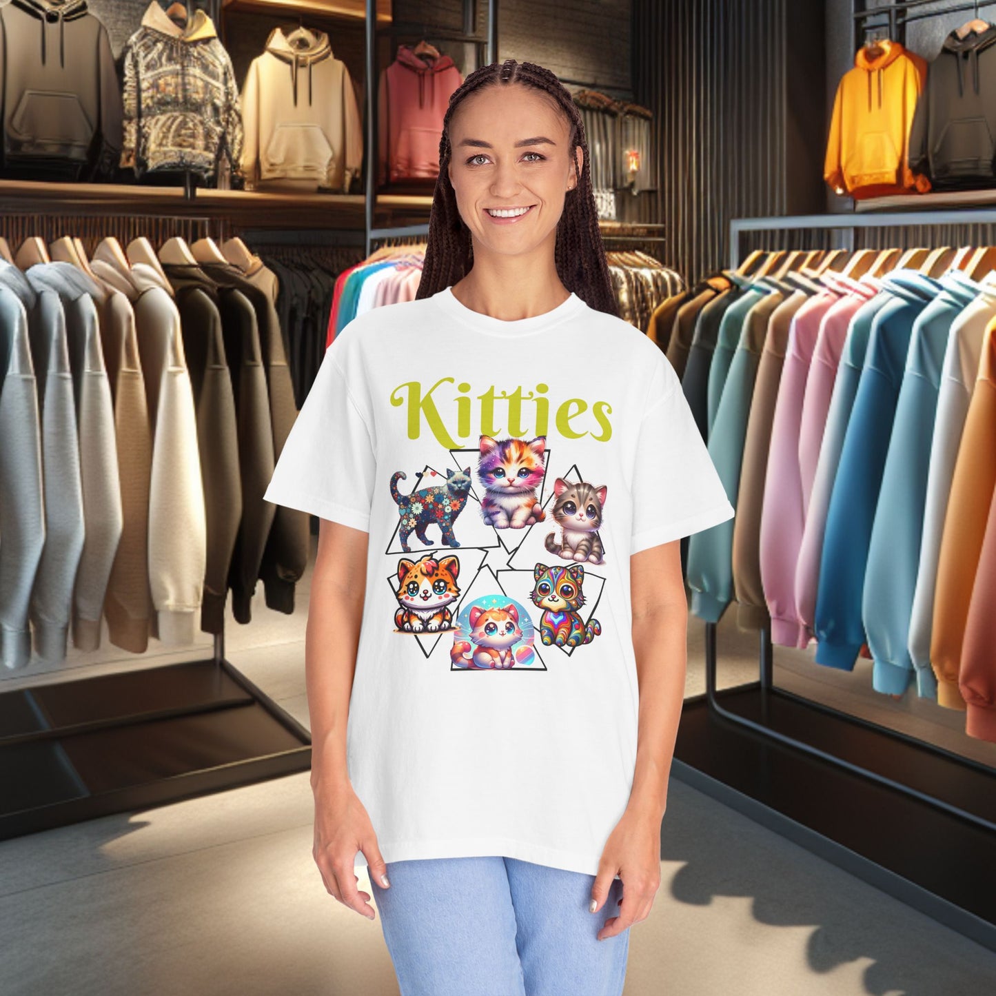 Kitties Unisex T-Shirt - Cat Lover's Gift, Cute Cats