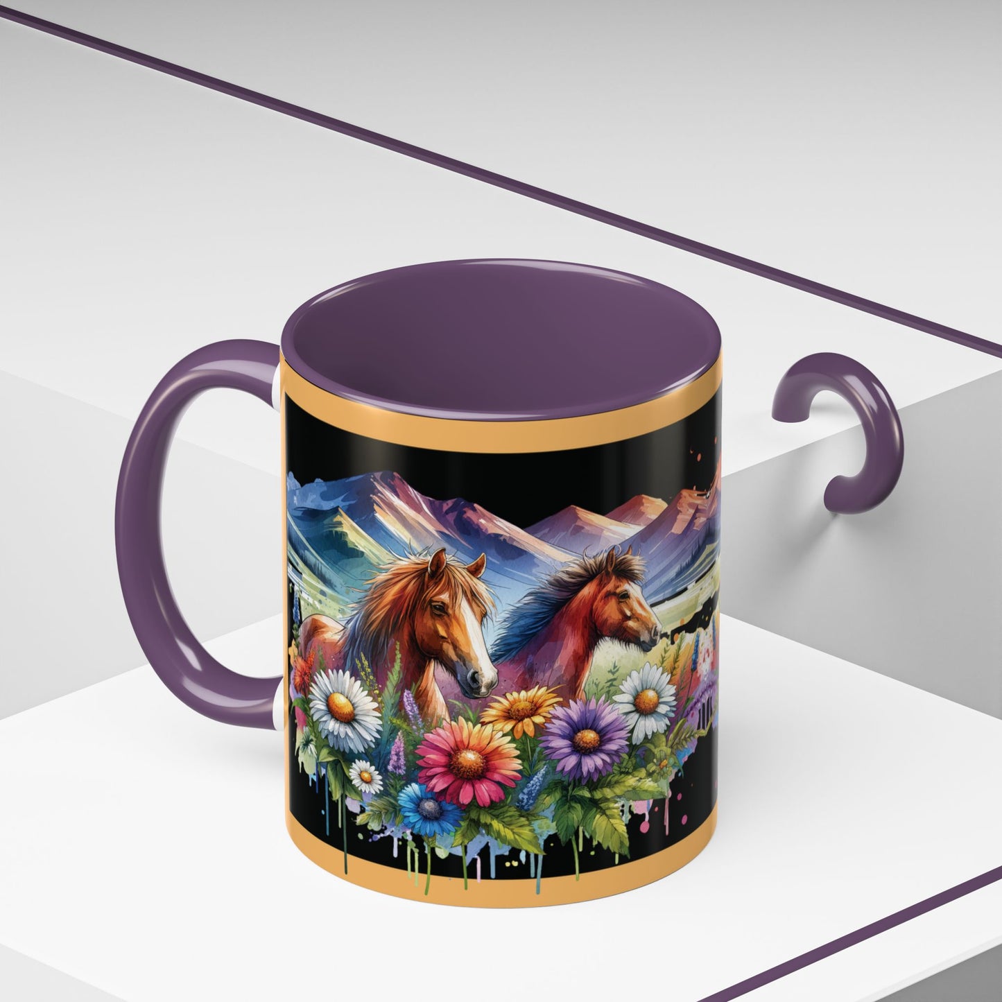 Mug Coffee Wild Horses 11oz 15oz