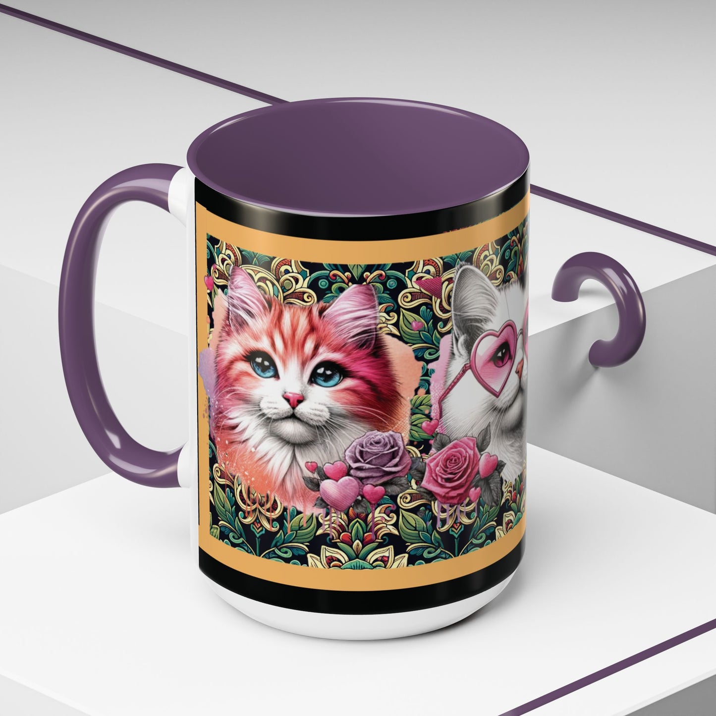 Coffee Mug Kittens Friends