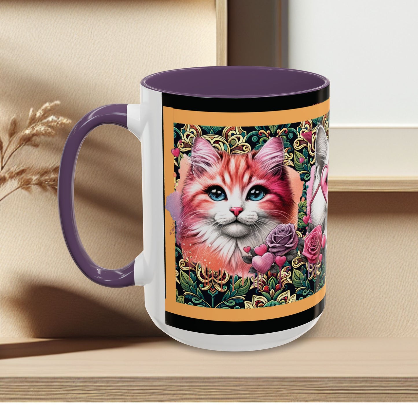 Coffee Mug Kittens Friends
