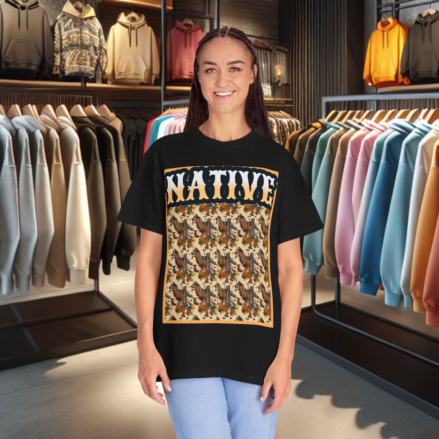 Unisex T-shirt - POW-WOW Native Dancers - Tee Shirt-