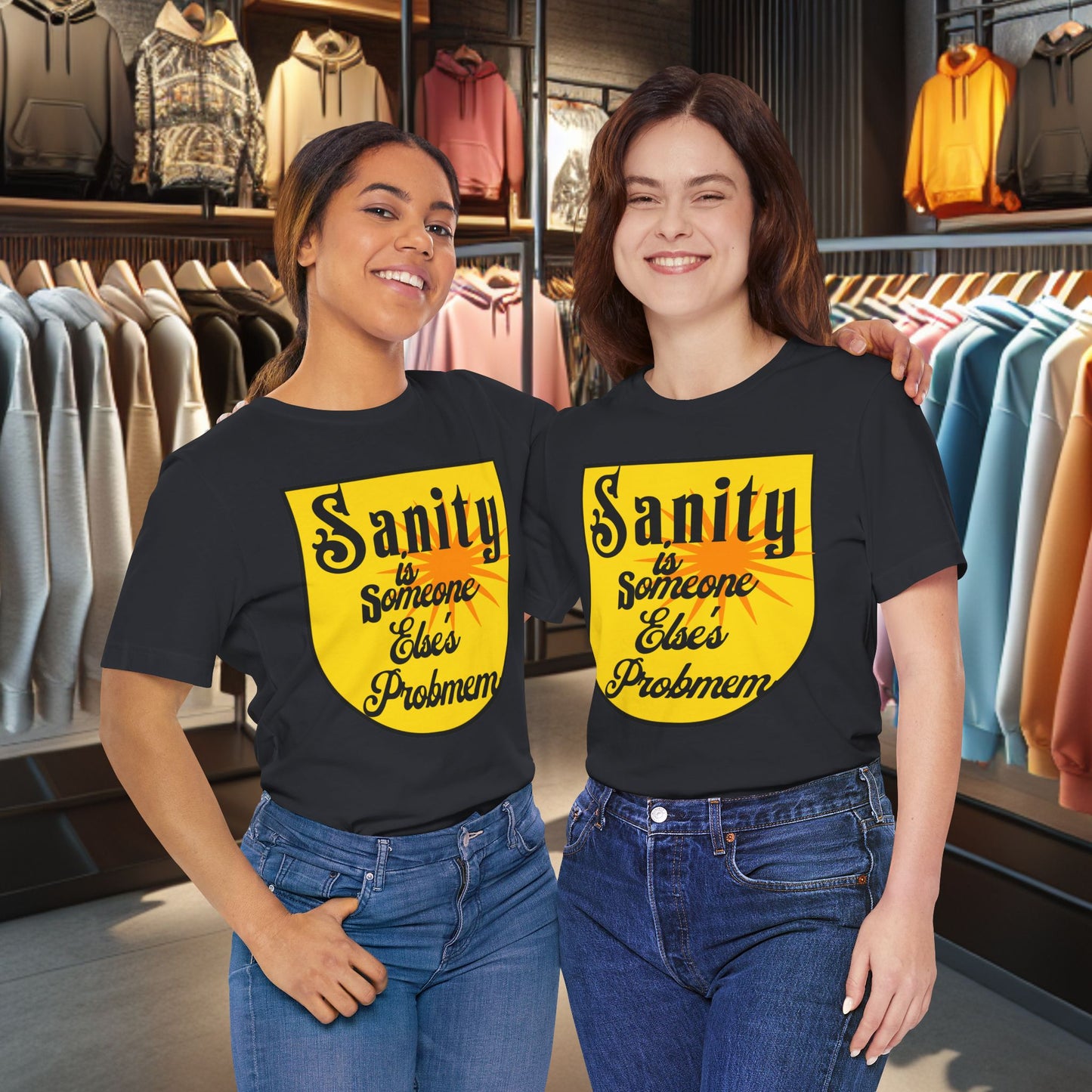Funny Sanity Unisex Tee