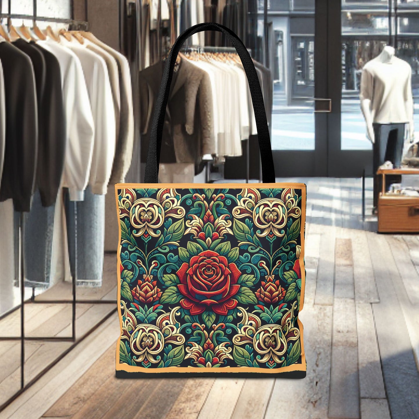 Tote Bag-Rose Garden -Tote Bag
