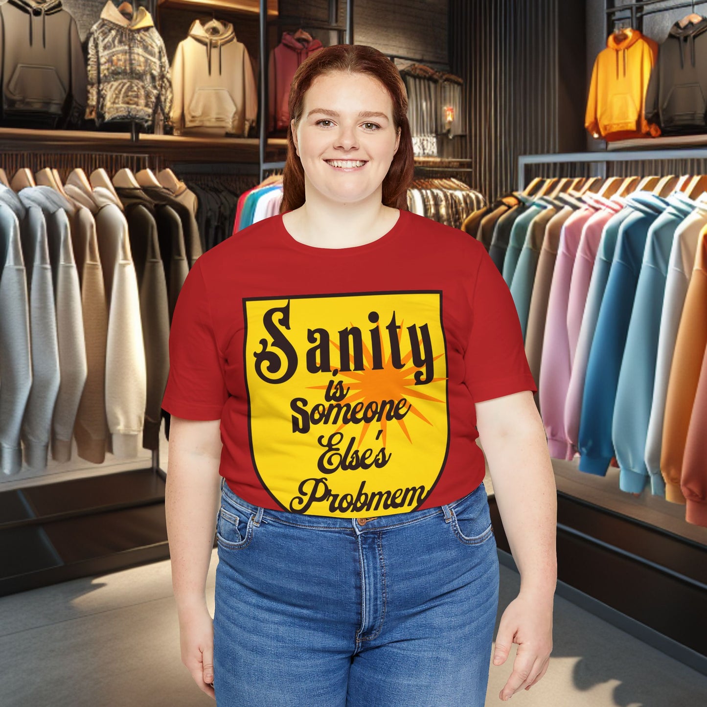 Funny Sanity Unisex Tee